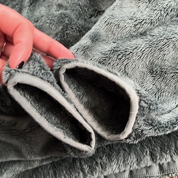 The North Face Osito Quarter Zip Cropped Hoodie Balsam Green Size XL - Picture 7 of 10